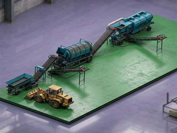 固廢垃圾分揀處理設(shè)備生產(chǎn)線